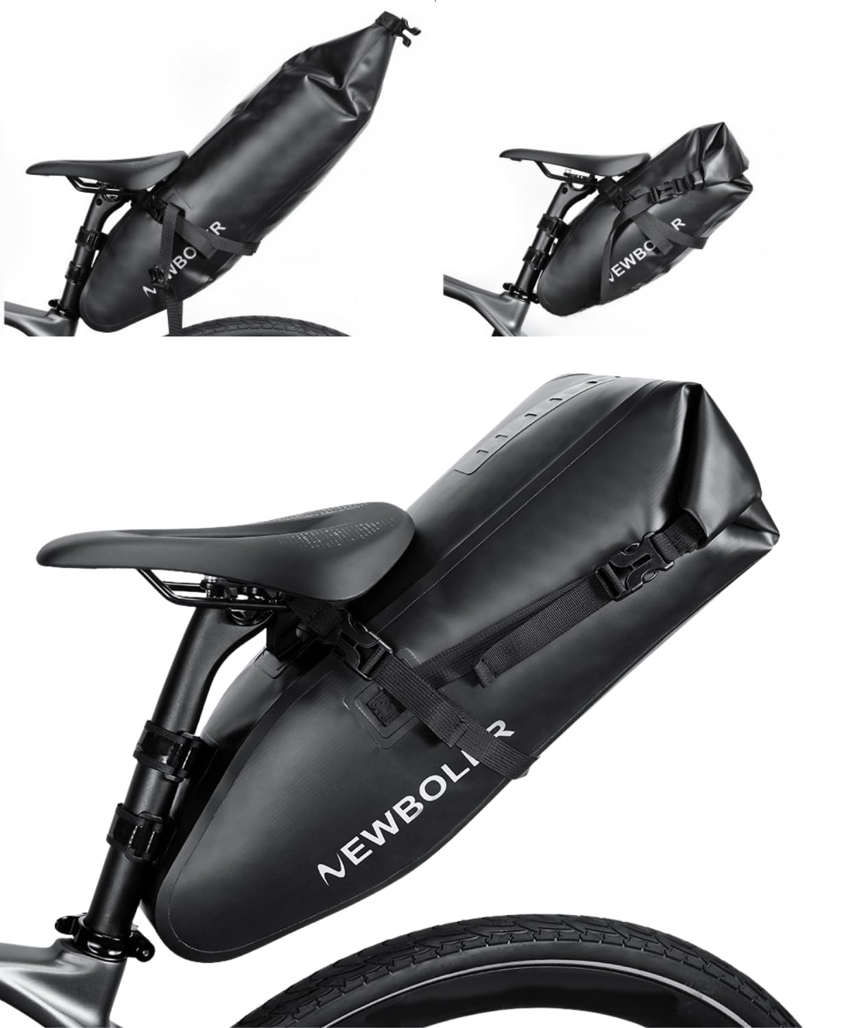 ロードバイク　サイクリング　バッグ　拡張可能 Amazon.co.jp: 荷物に合わせて拡張 サドルバッグ 自転車 バッグ