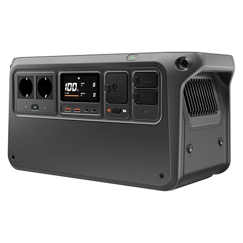 DJI Power 1000 V2 generatore di corrente portatile, centrale elettrica portatile, batteria LFP da 1024 Wh, uscita stabile da 2600 W, ricarica 0-80% in 37 min,power station per casa, camper off-grid