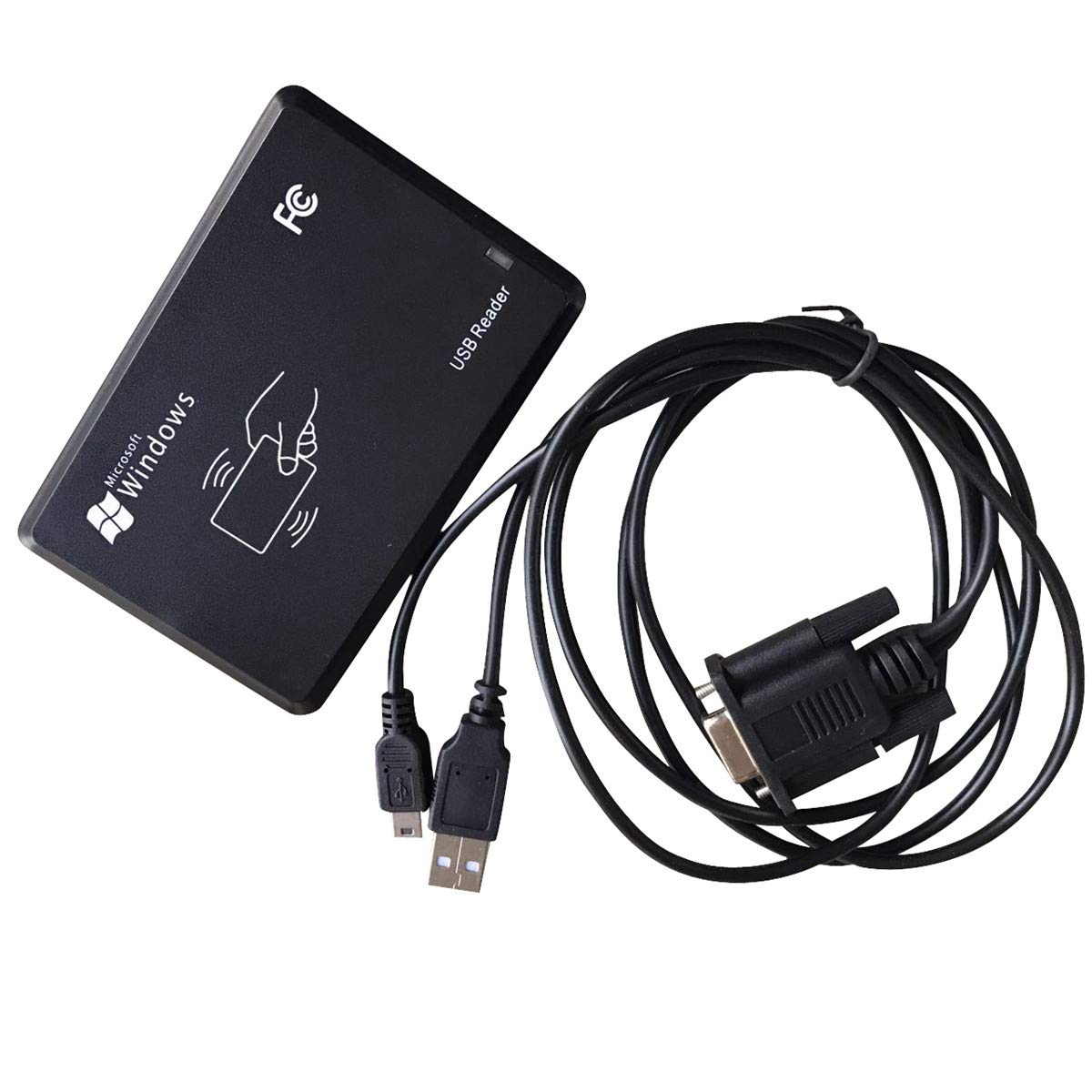 Lettore RFID USB 125KHz EM4100 - Per Card Di Prossimit&agrave;, Uscita 10H, Senza Driver