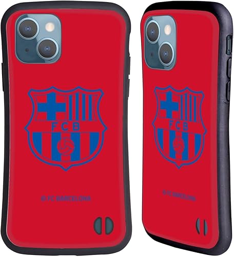 Miniatura 8 de Head Case Designs Officially Licensed FC Barcelona Barca Crest Patterns Hybrid Case Compatible with Apple iPhone 13