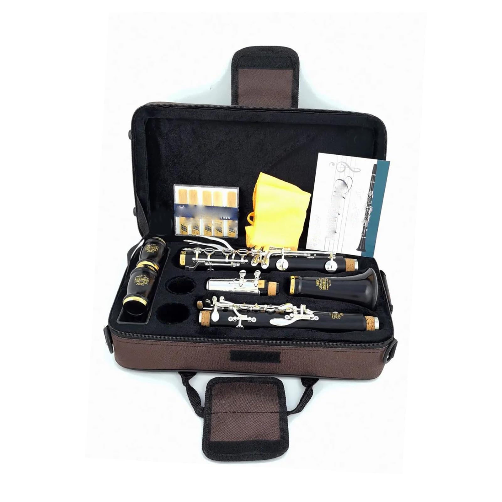 Clarinetto In Ebano Clarinetto | Chiave in Sib, 18 tasti, placcata in argento