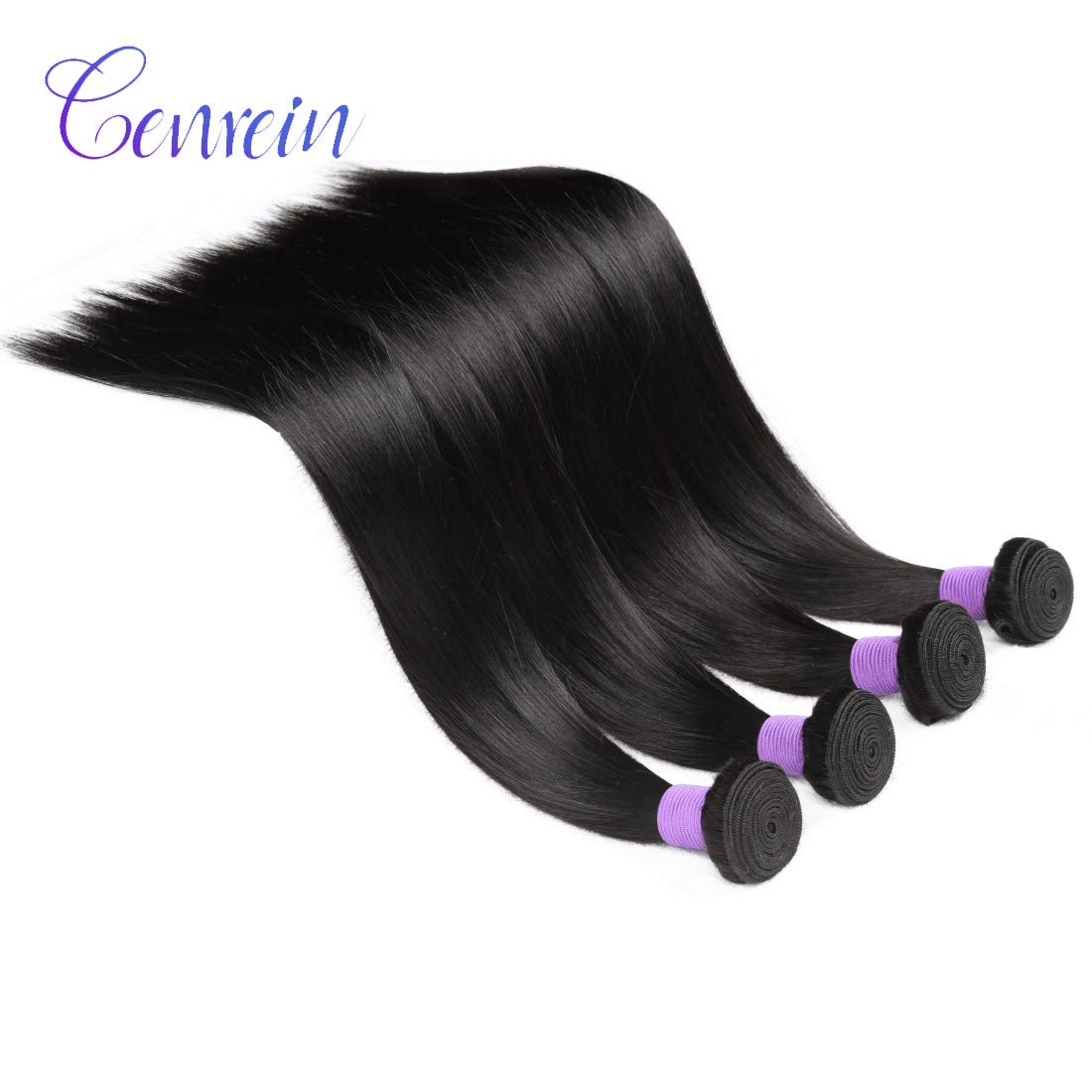 Amazon.com : Genrein Virgin Straight Human Hair Bundles - 8A  display picture 3