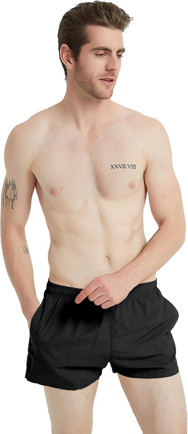 3 Inch Mens Swim Shorts Quick Dry Short Swim Trunks for Men Summer Suits - Image 4
