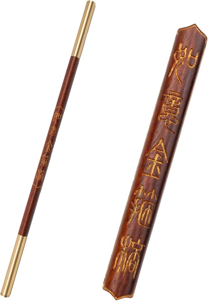 Brown Wooden Traditional Fashion Handmade Wand Exquisite Altar Supplies for Energy Healing, Cosplay, and Rituals 45cm