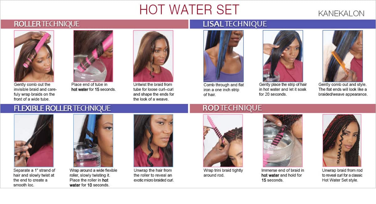 Harlem 125 Harlem125 Synthetic Hair Braids Kima Braid Ocean Wave 8'' (5-pack, T1B/27)