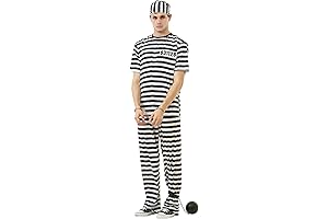 Prisoner Costume for Men: Unleash the Notorious Convict