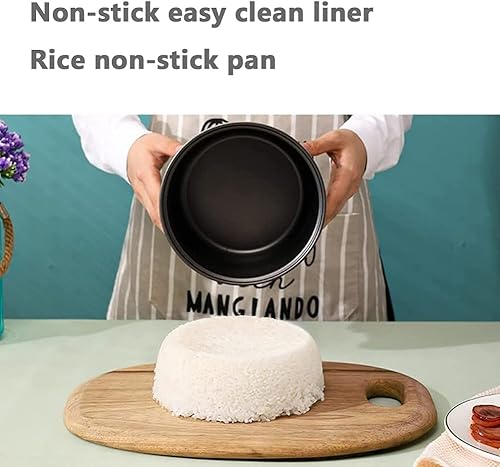 Miniatura 3 de Arrocera multifuncional, olla a presión automática pequeña para el hogar, olla de cocción lenta de acero inoxidable cepillado, olla con función de