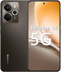 Smartphone Realme 14 5G 12 GB de RAM/256GB, /Tela 6.67"/120Hz Ultra-smooth, NFC - Storm Titanium