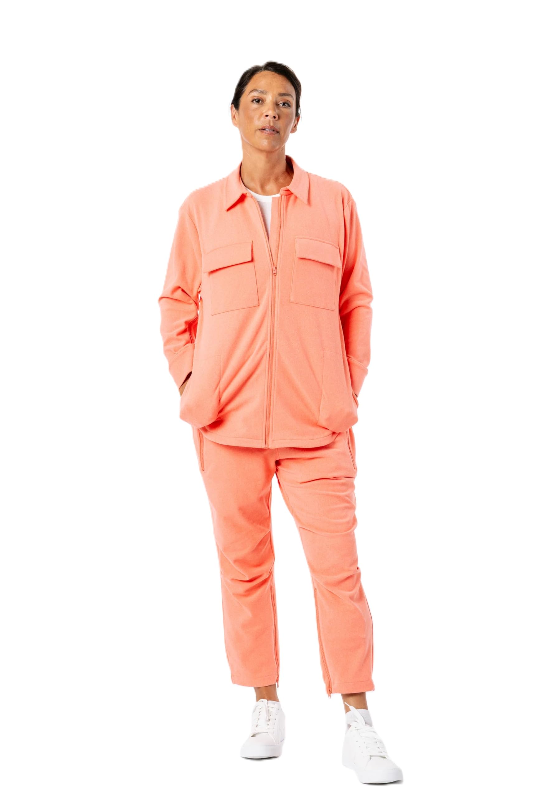 Spoonie Threads Ankle Zip Access Felt Casual Pant