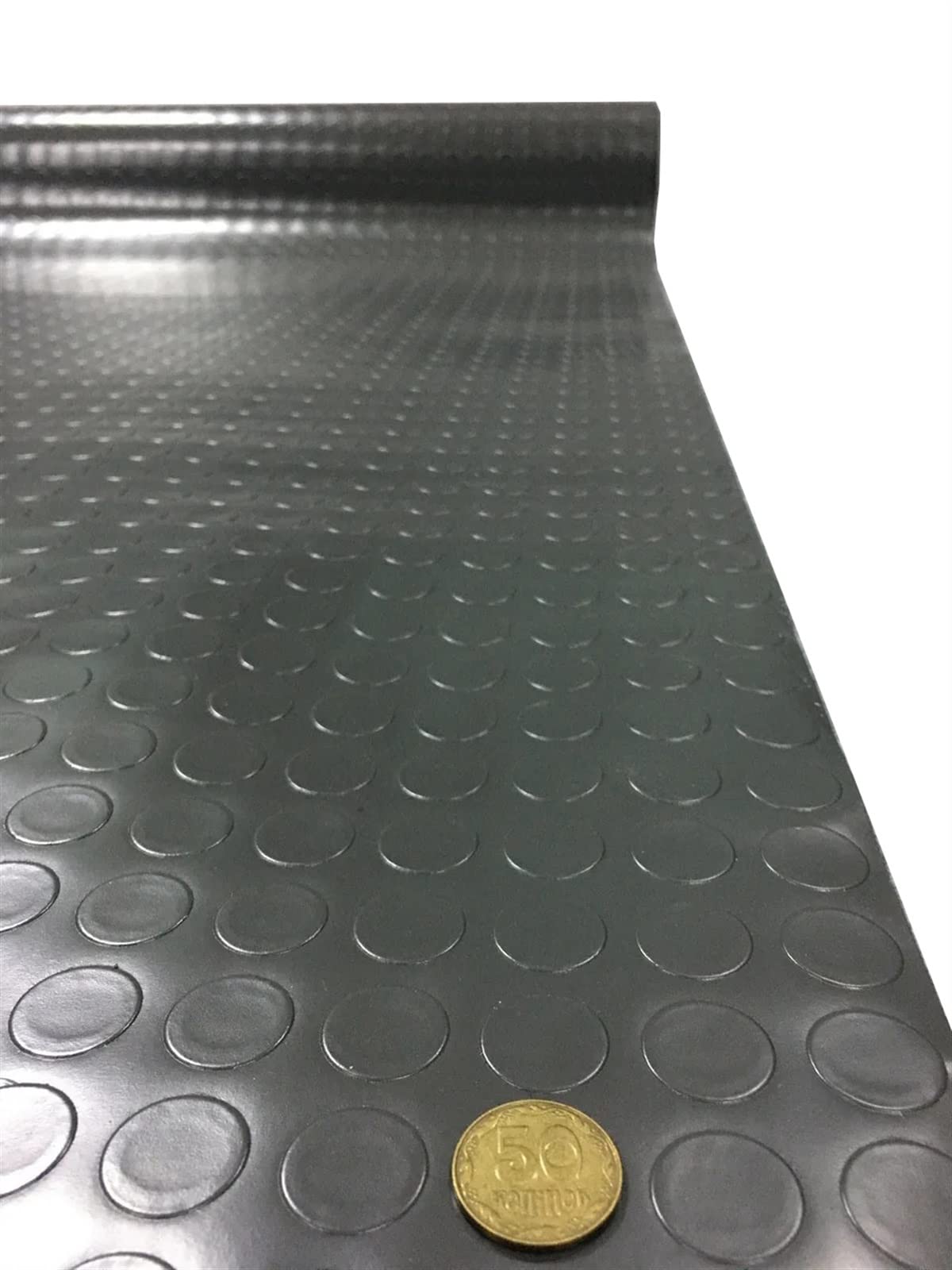 Mata gumowa do podłogi garażowej - domowa siłownia sprzęt do ćwiczeń fitness mata i ochraniacz podłogi, winylowa rolka podłogowa, czarna grubość 3 mm, 50/60/70/80/90/100/120/150 cm (kolor : czarny, rozmiar: 0,9 x 1 m)