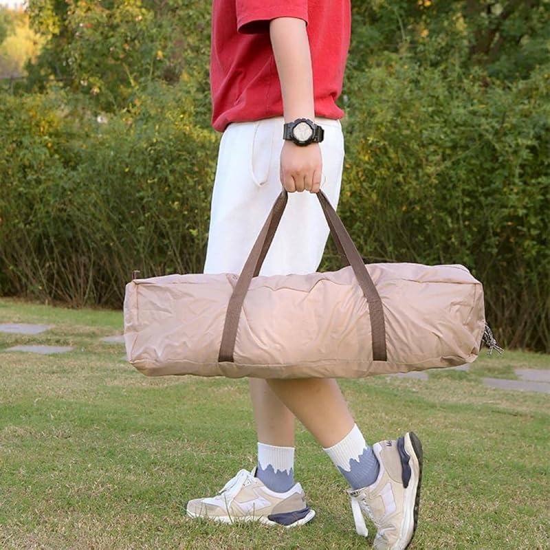 Zorimu大型防水タープ キャンプ天幕シェード ポール &amp; 収納袋付き UV カット・遮熱・遮光機能 撥水加工耐久素材 軽