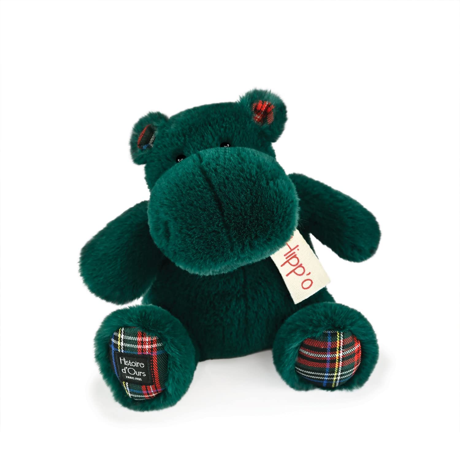 Histoire d'ours - Hippo Hippo Plush Toy - Fir Green - 25cm - HO3200