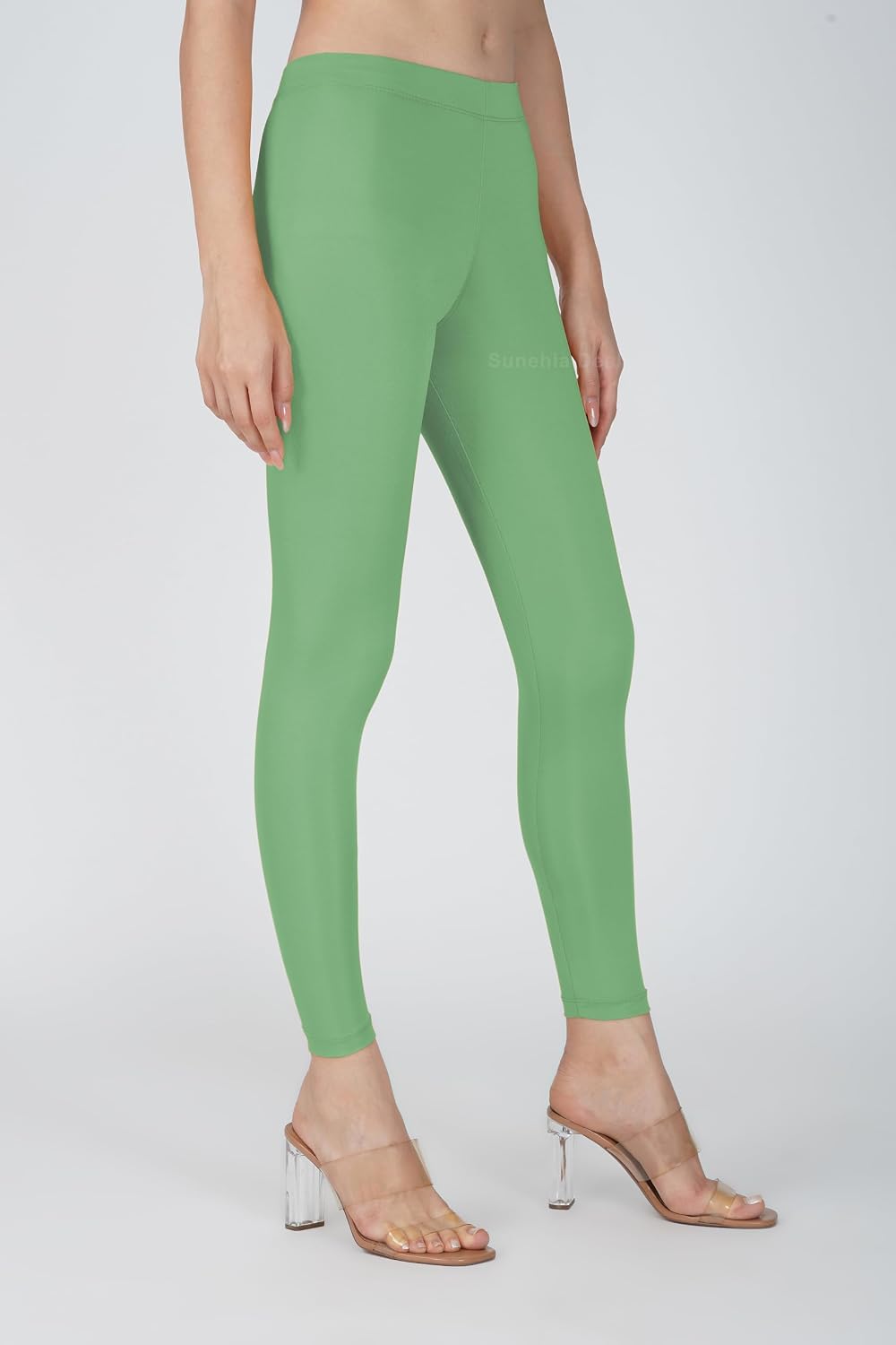 Women’s Shiny Shimmer Leggings – High Stretch Bright Pencil Pants | Fashion Jeggings | Trousers
