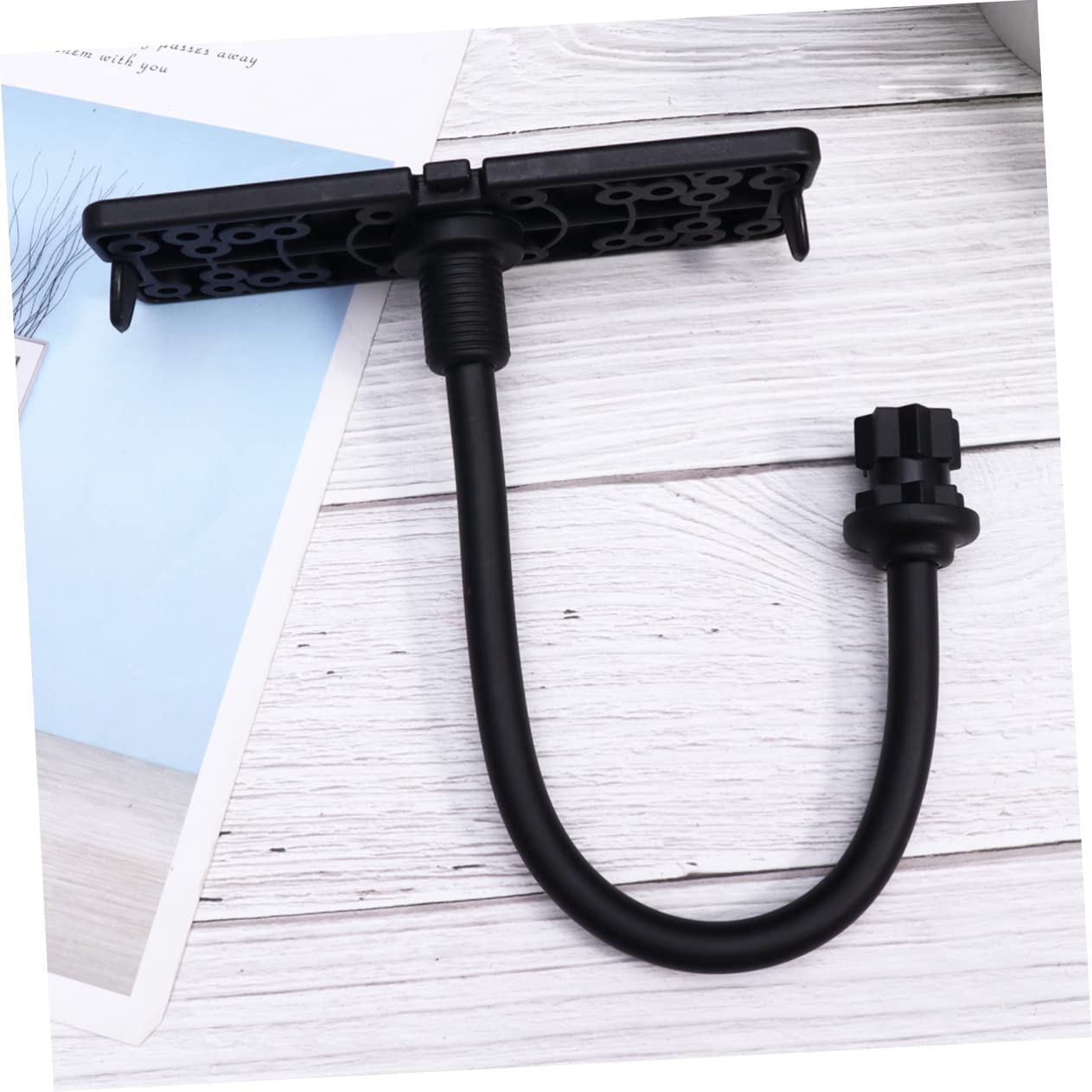 Toddmomy Halterung für Fischfinder Sucherhalter Montage Boot Halter für Fischfinder Klammer Zubehör Fischfinderhalter für Kajaks Fischfinderhalter zum Angeln Schwarz