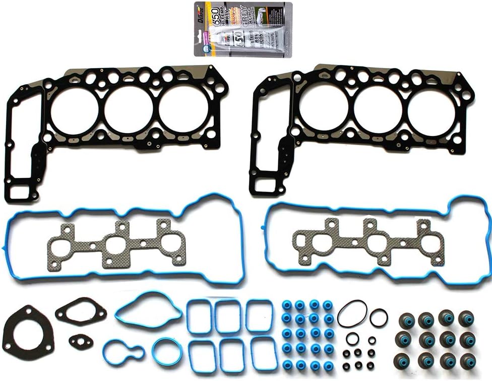 HS26229PT-1,HS54250A Engine Cylinder Head Gasket Sets Replacement for Dodge for Dakota Big Horn 3.7L Crew Cab Pickup 2009-2010 for Dodge for Nitro SLT Premium 3.7L Sport Utility 2007