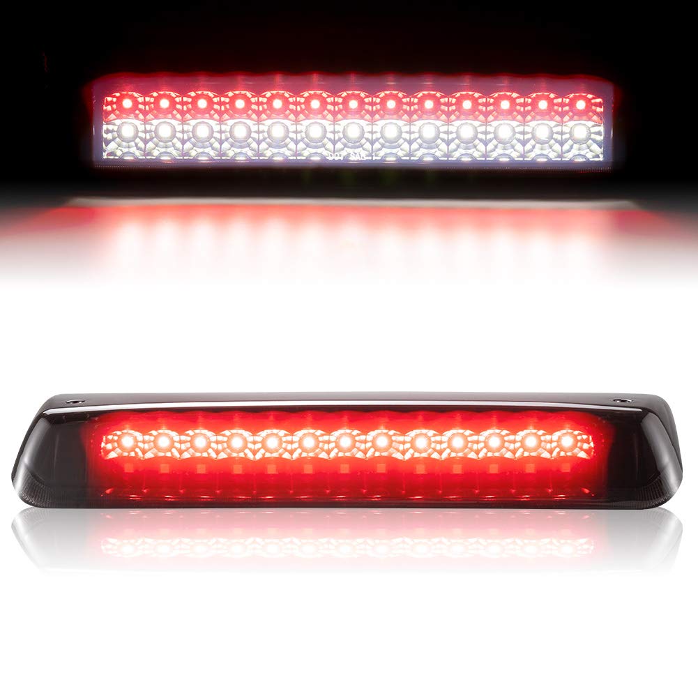 FIERYRED Third Brake Light Compatible with 2004-2008 F150, 2007-2010 Ford Explorer Sport Trac, 2006-2008 Lincoln Mark LT, 2004-2008 Ford Lobo, High Mount Stop Tail Light Assembly