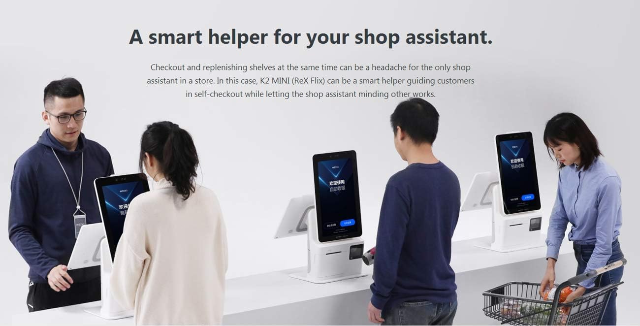 Customer screen tilt range