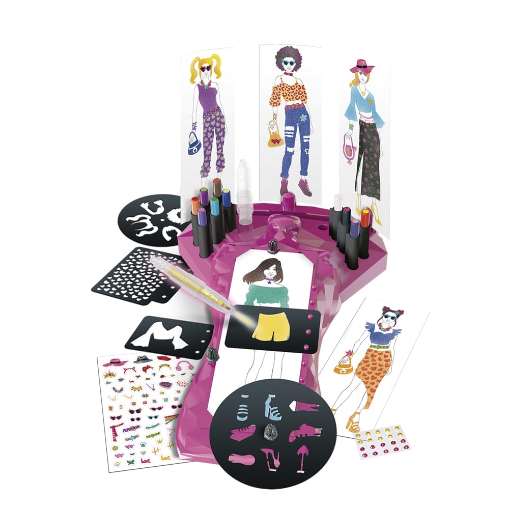 Lansay Blopens Fashion, Mi Taller de Moda, Dibujos y Colorear, A Partir de 7 años