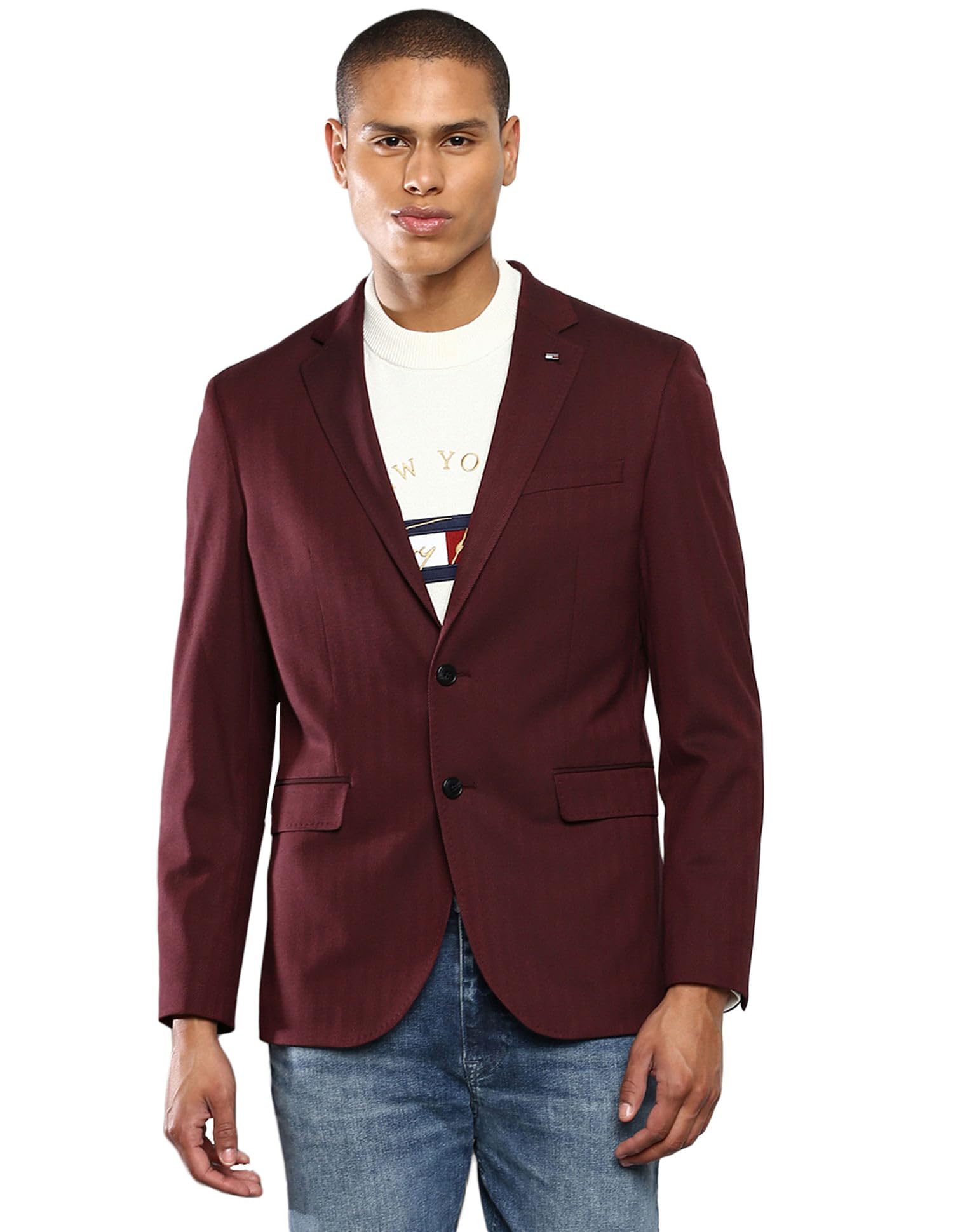 tommy hilfiger Men's Regular Fit Casual Blazer-picture-30