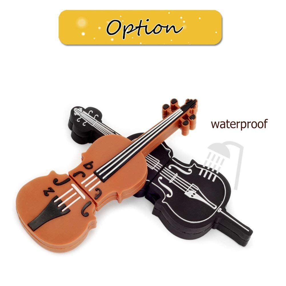 5 Pezzi 32GB USB Pen Drive Penna Usb Porta Chiavette Usb Chiave Usb Carino USB Strumento musicale Regali per i bambini Supporta PC Tablet portatile(5 * 32GB,Strumento musicale)