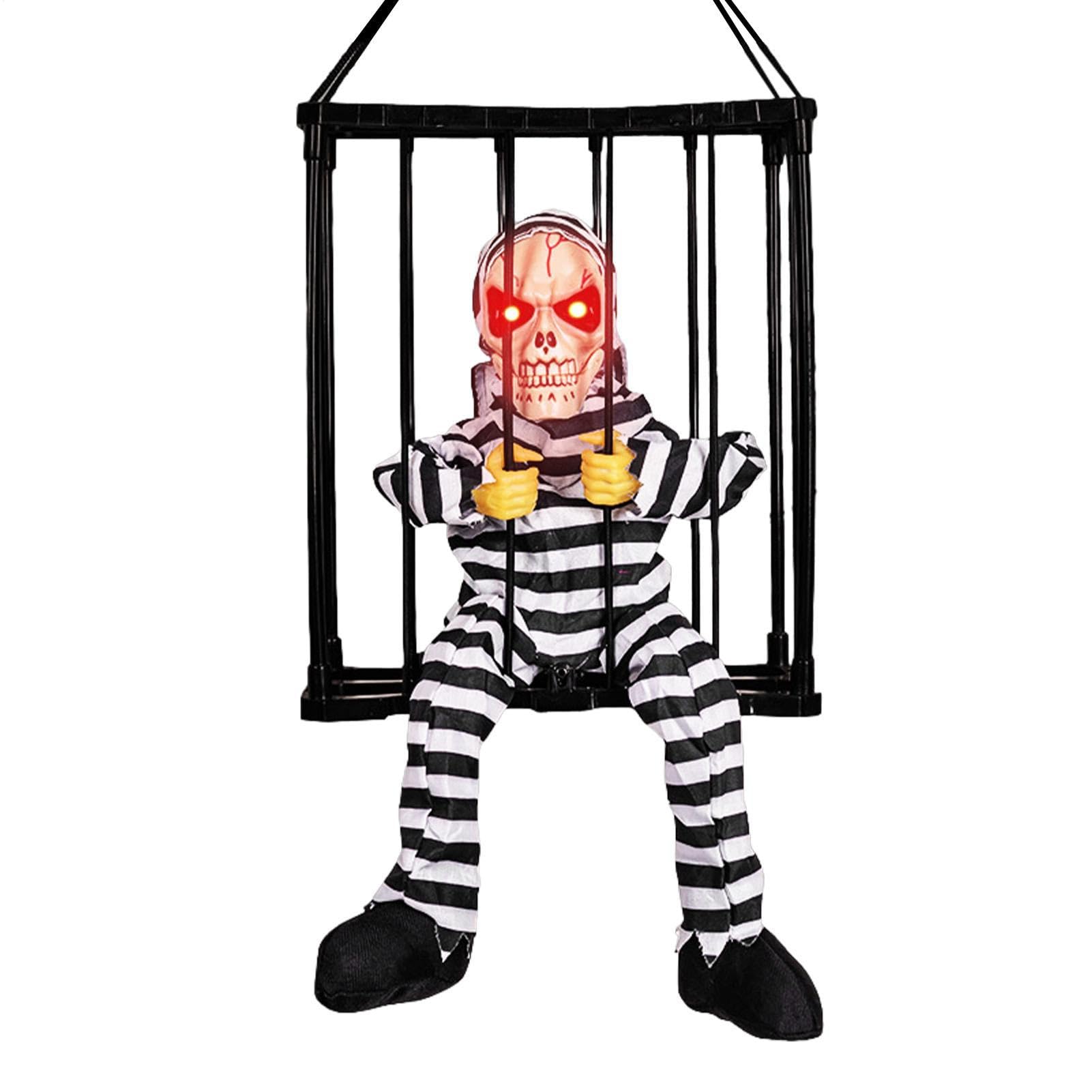 Cage de prisonnier d'Halloween pour créer un parcours hanté terrifiant chez soi