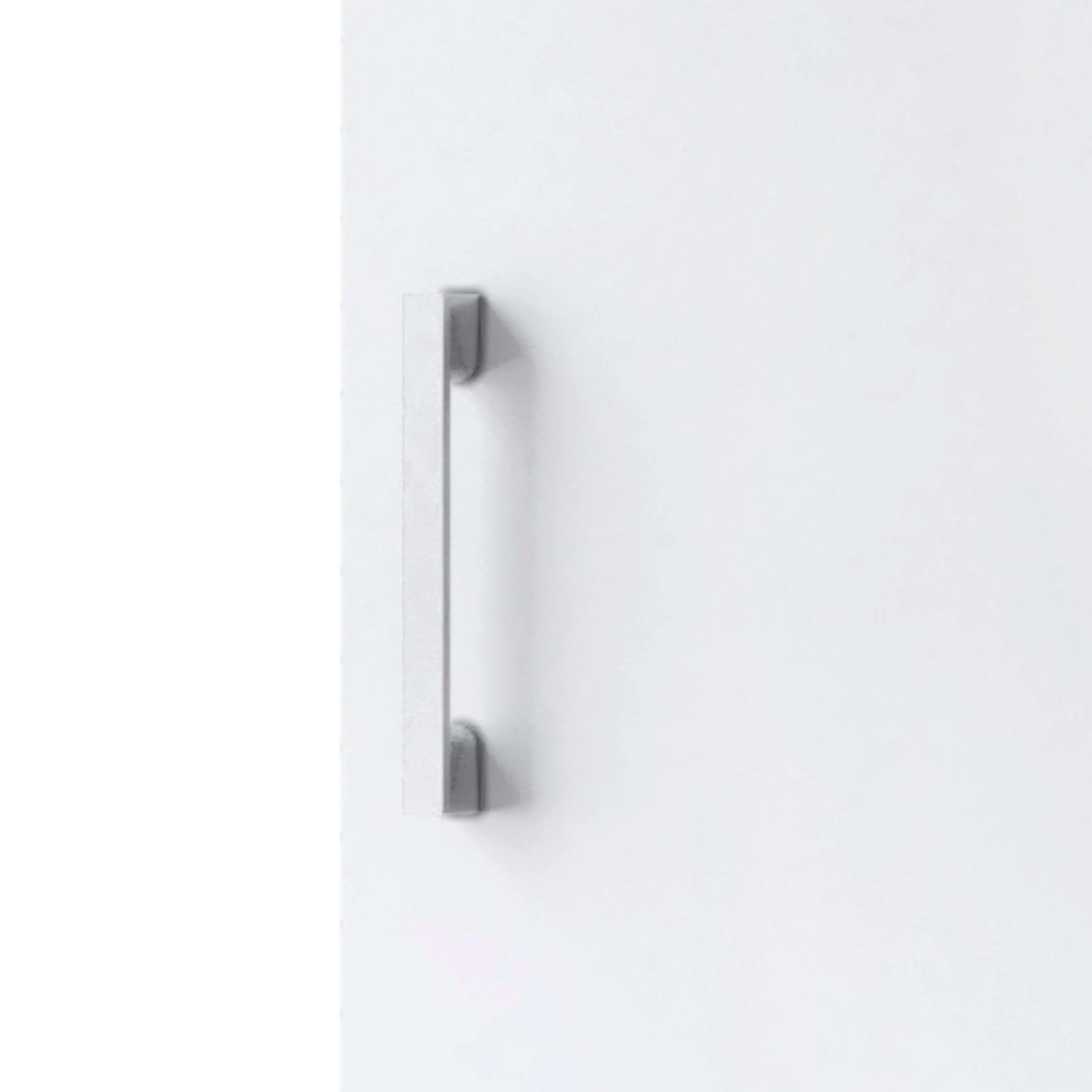 Miroytengo Armadio ausiliario multiuso alto anta apribile colore bianco 35 x 170 cm stile moderno cucina