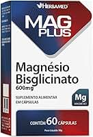 MagPlus Magnésio Bisglicinato - 60 Cápsulas - Herbamed