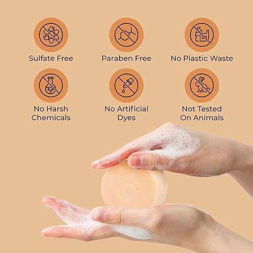 Miniatura 9 de Barra de acondicionador sólido de lujo para cabello normal con aceites esenciales de eucalipto y naranja, acondicionador orgánico, barra de