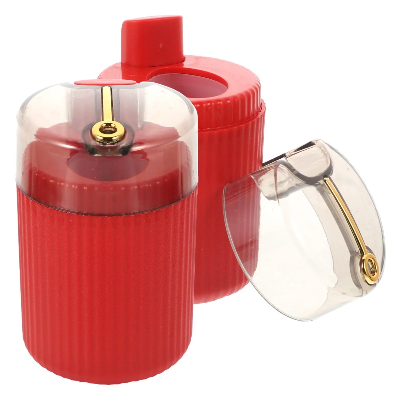 Gwyzax Toothpick Holder 4Pcs Automatic Toothpick Dispenser Box Reusable Pressing Holder for Table Camping