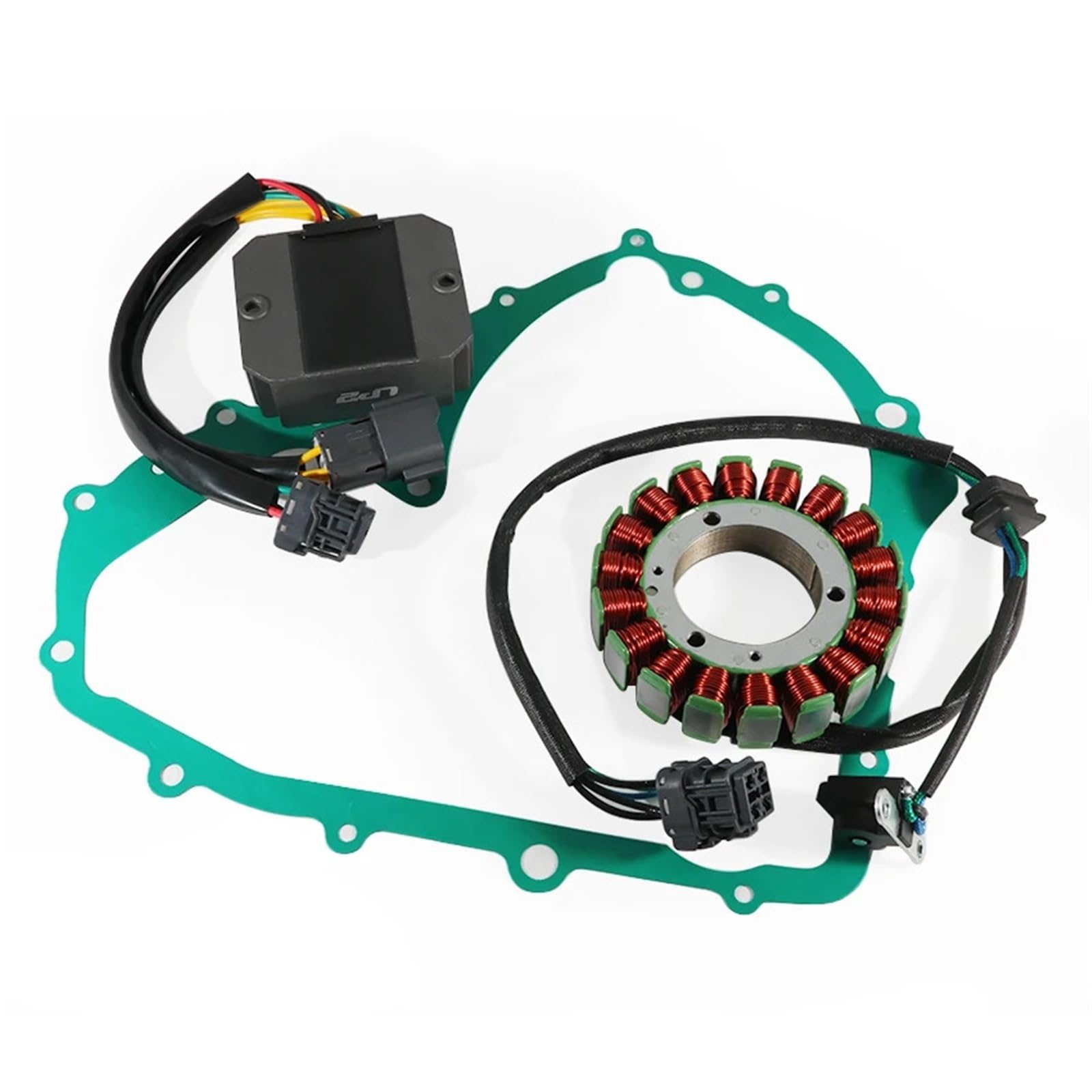 Kit revisione completo motore Adatto per Kymco Maxxer 400 450i MXU MXU450i 465 MXU465i Statore Bobina e Regolatore Raddrizzatore e Guarnizione Set di Copertura Guarnizioni motore per moto