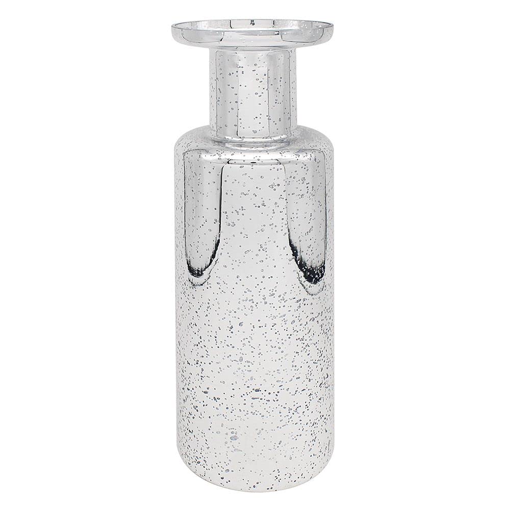 LEONARDO Silver Mirror Sparkle Vase Medium