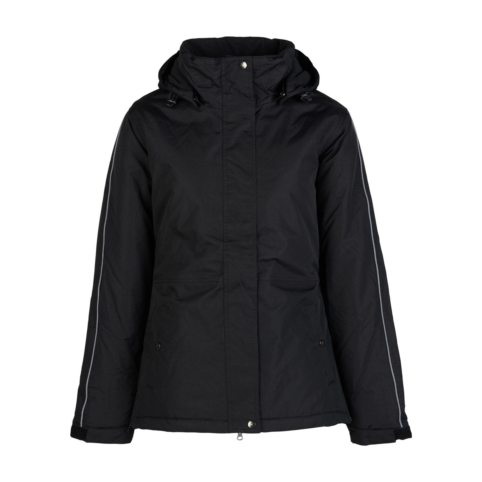 HORZE Damen Winterreitjacke Cheyenne, gefütterte Reitjacke Winter, wasserdicht, Schwarz, 42/44