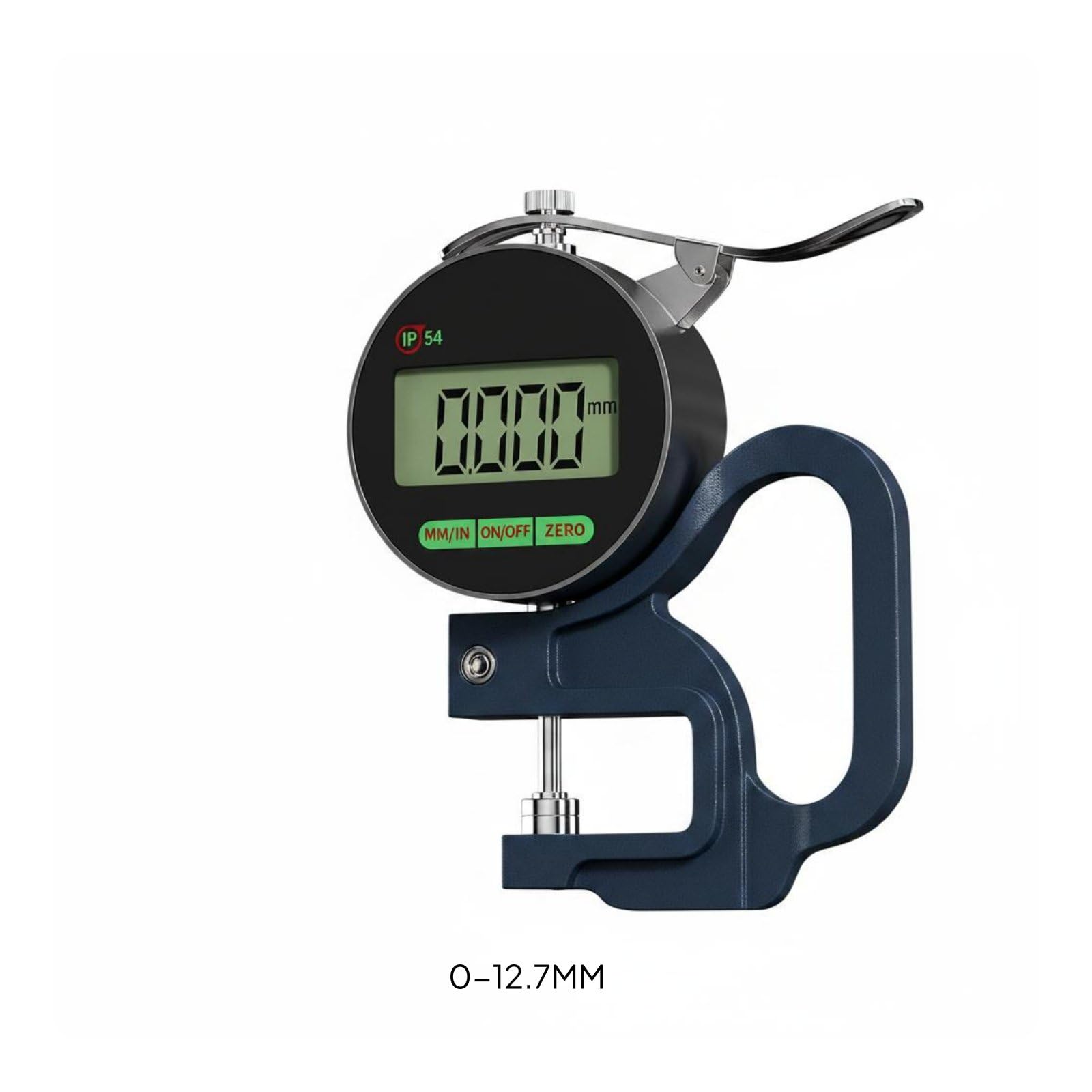 Milageto Digital Thickness Gauge Calibro Digitale Spessimetro Misuratore Spessore Elettronico Display Grande Zero Rapido Unità, Calibro Di Spessore Millesimale Ricaricabile 0-12.7MM