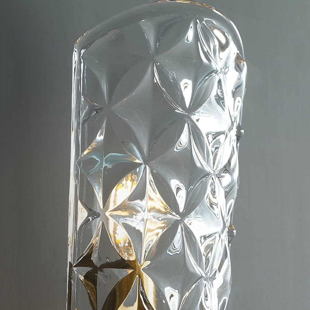 Postmodern - Lámpara de pared de cristal moderna de latón, lámpara de pared para interior, espejo de tocador, sala de estar, restaurante, guardarropa, decoración de pared, luz brillante