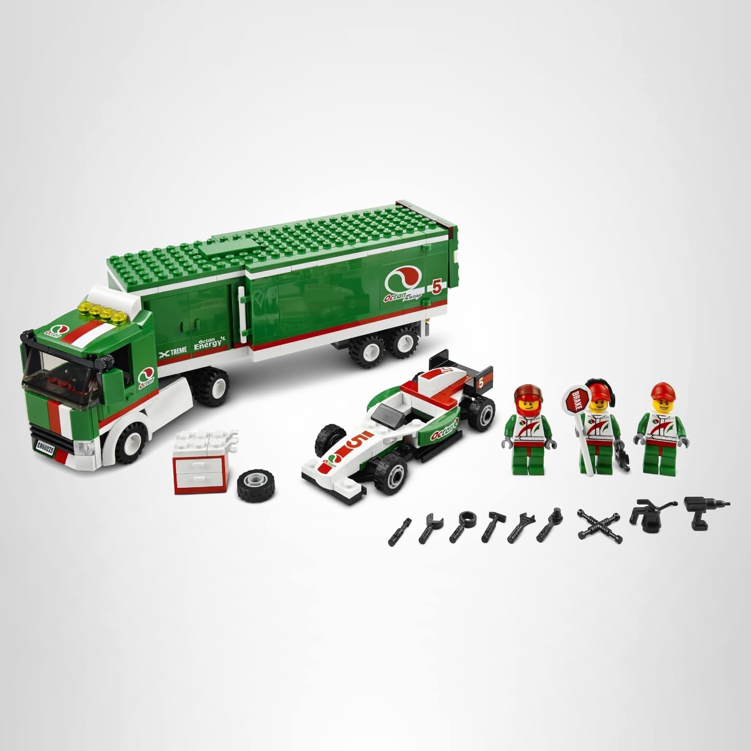 Amazon.com: LEGO City 60025 Grand Prix Truck Toy Building Set