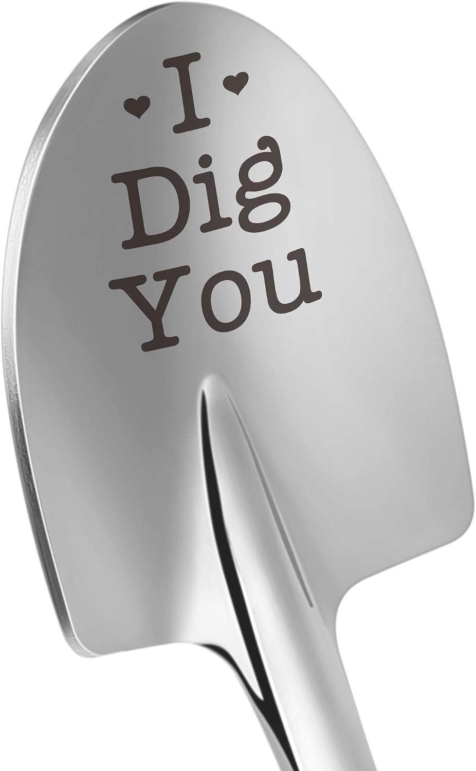 I Dig You Ice Cream Shovel Spoon - Funny White Elephant Gifts for Girlfriend, Boyfriend, Anniversary Birthday Gift for Men Women Christmas Stocking Stuffers for Coworker, Friend - Cute Dessert Spoon