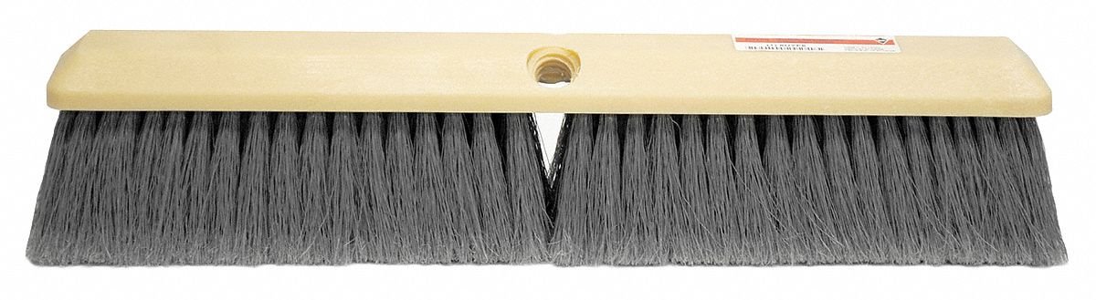 TOUGH GUY Gray Polystyrene Push Broom