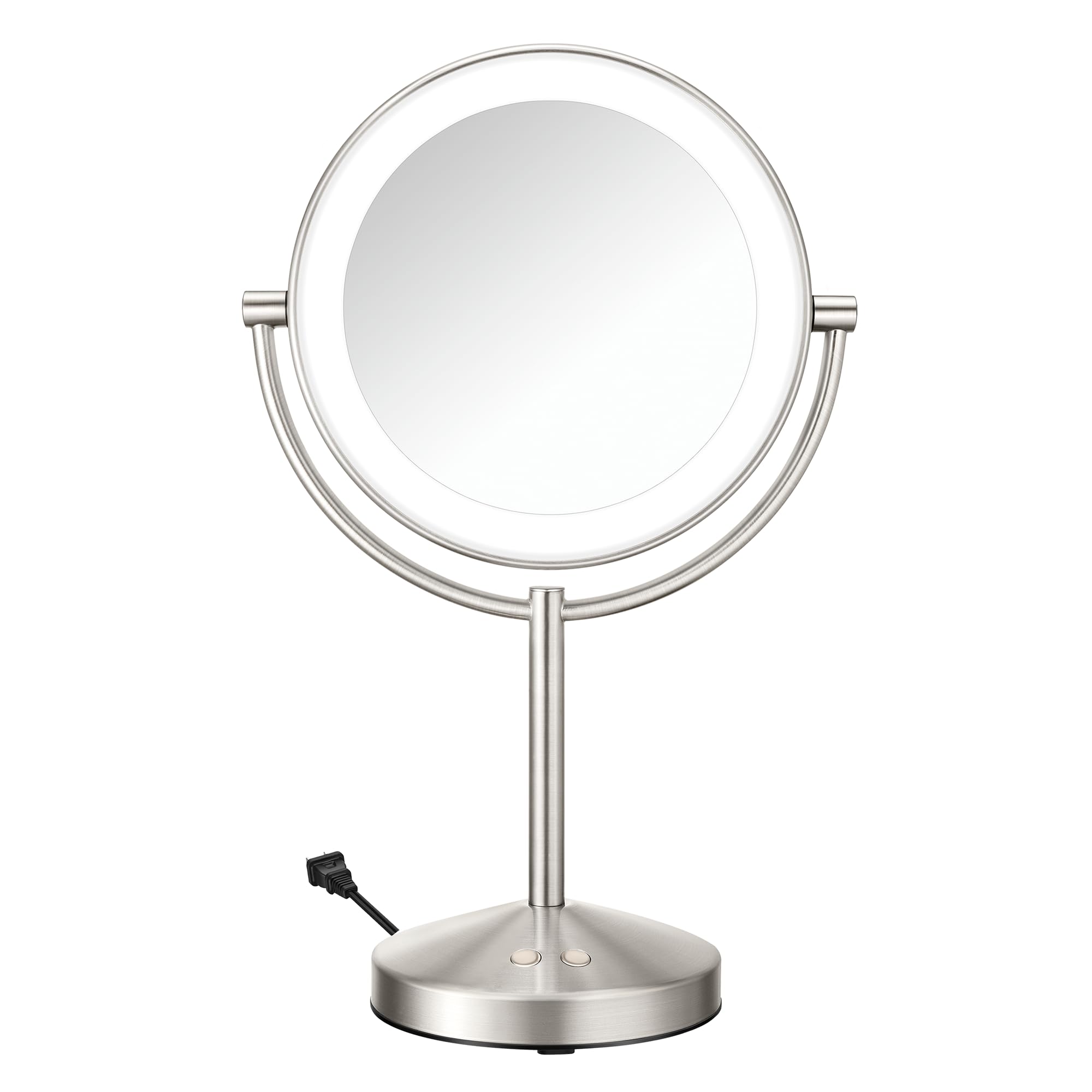 Conair Double-Sided 1X/10X Magnifying LED Vanity Mirror