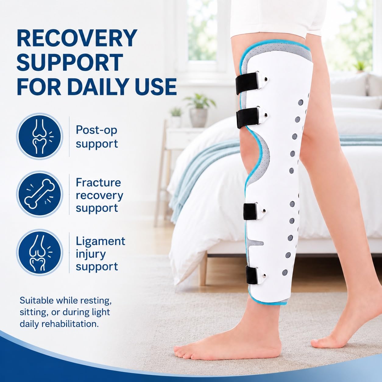 Soporte de rodilla para hombres y mujeres, rodillera transpirable con estabilizador de rótula abierto y correas ajustables para alivio del dolor articular por artritis, rotura de menisco y uso de