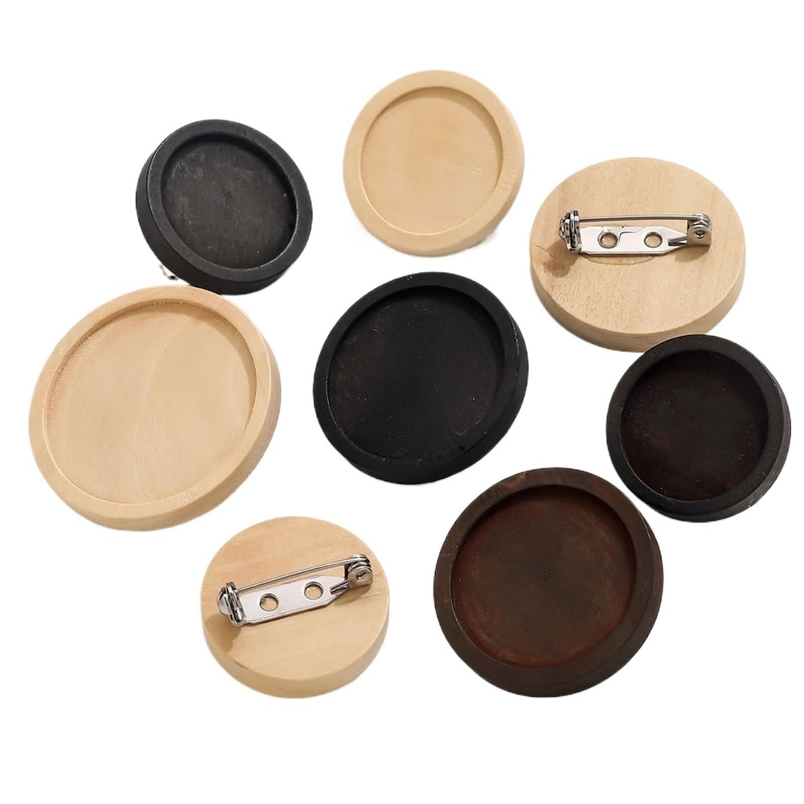 Plateaux à broches en bois et acier durable pour broches fait maison chic