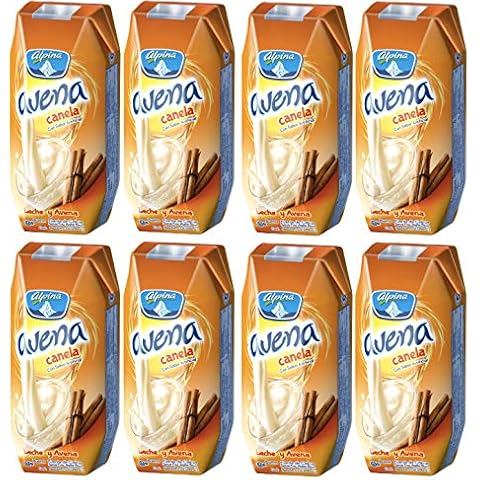 ALPINA Avena Sabor Canela 200 ml. - 8 Pack. / Avena Cinnamon Flavor 6.7 fl. oz. - 8 Pack. Cover