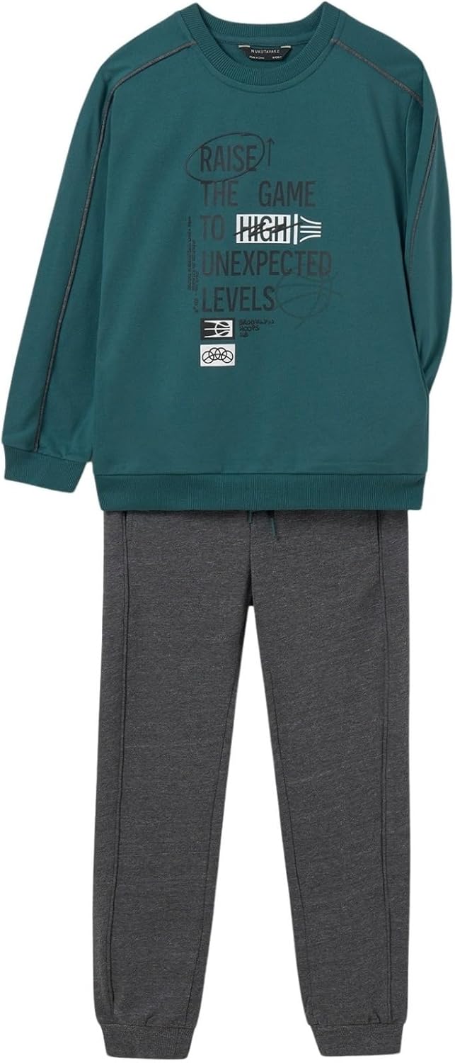 Mayoral Pullover tracksuit for Boys Evergreen