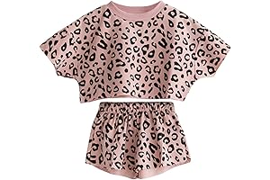 Adorable Toddler Girl's 2T Leopard Print Summer Outfit