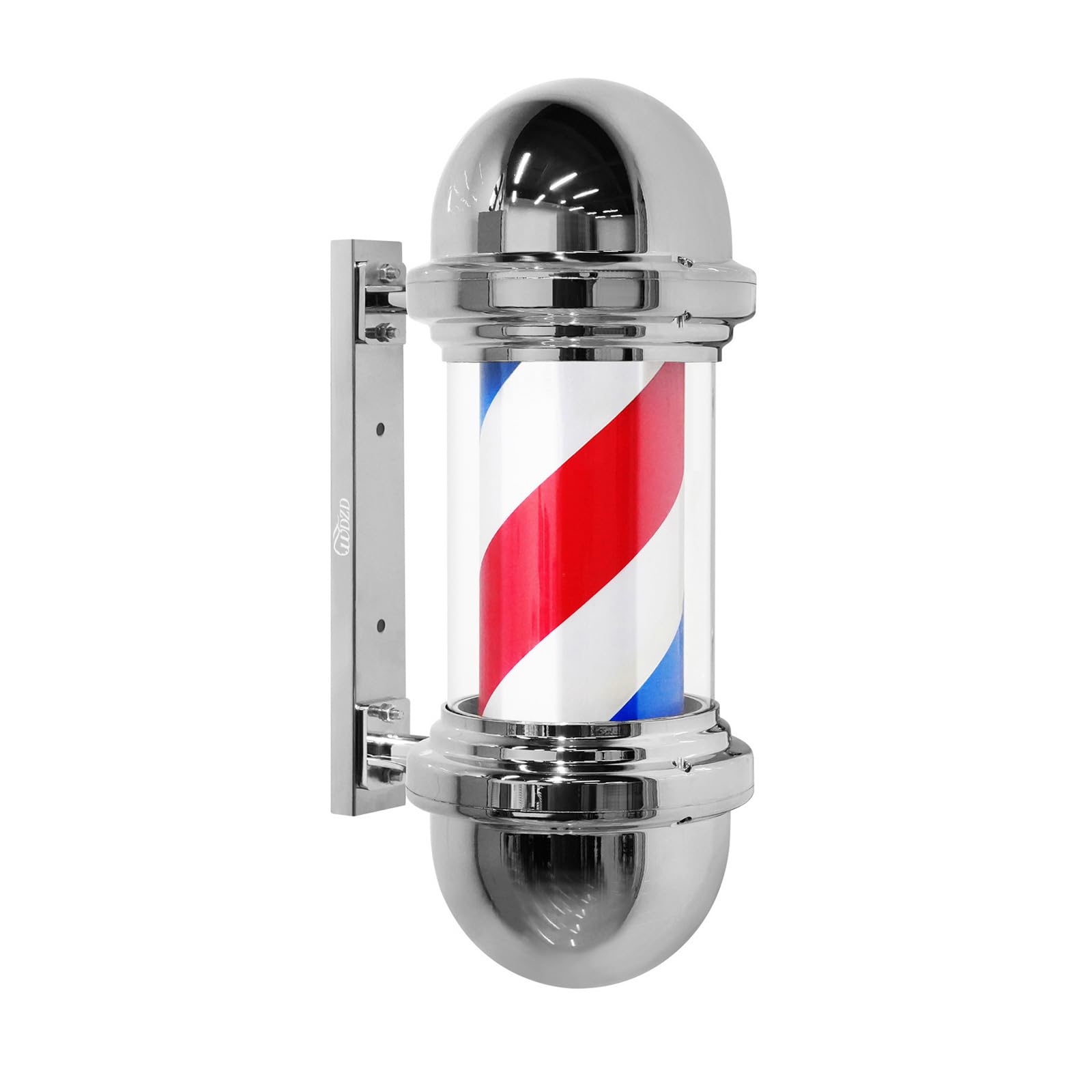 WDZD Mini 40 cm Negro Poste Barbero Barber Pole — view 9