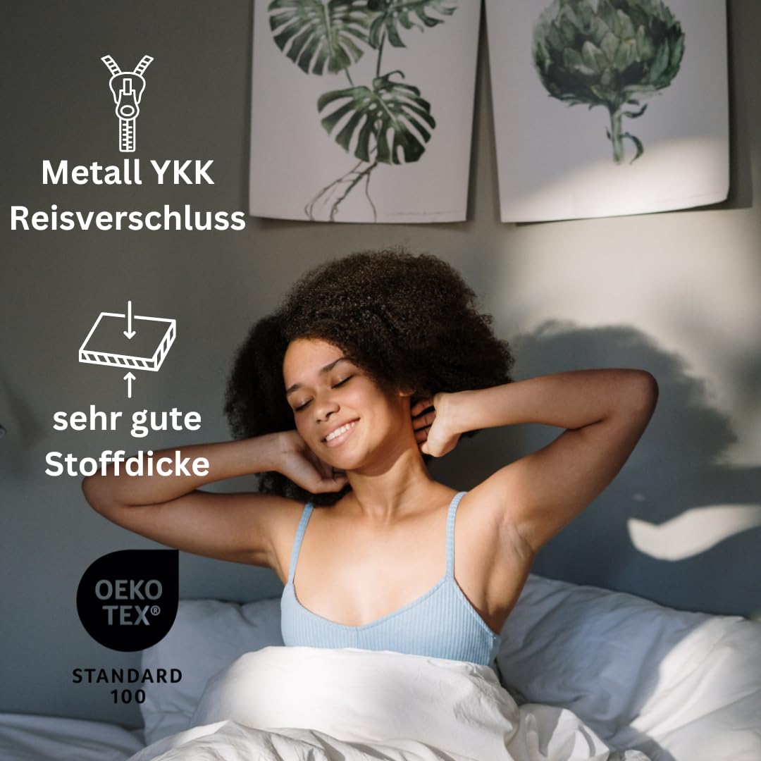 Homesty Premium Bed Linen 155 x 220 cm + 1 Pillowcase 80 x 80 cm - Image 2