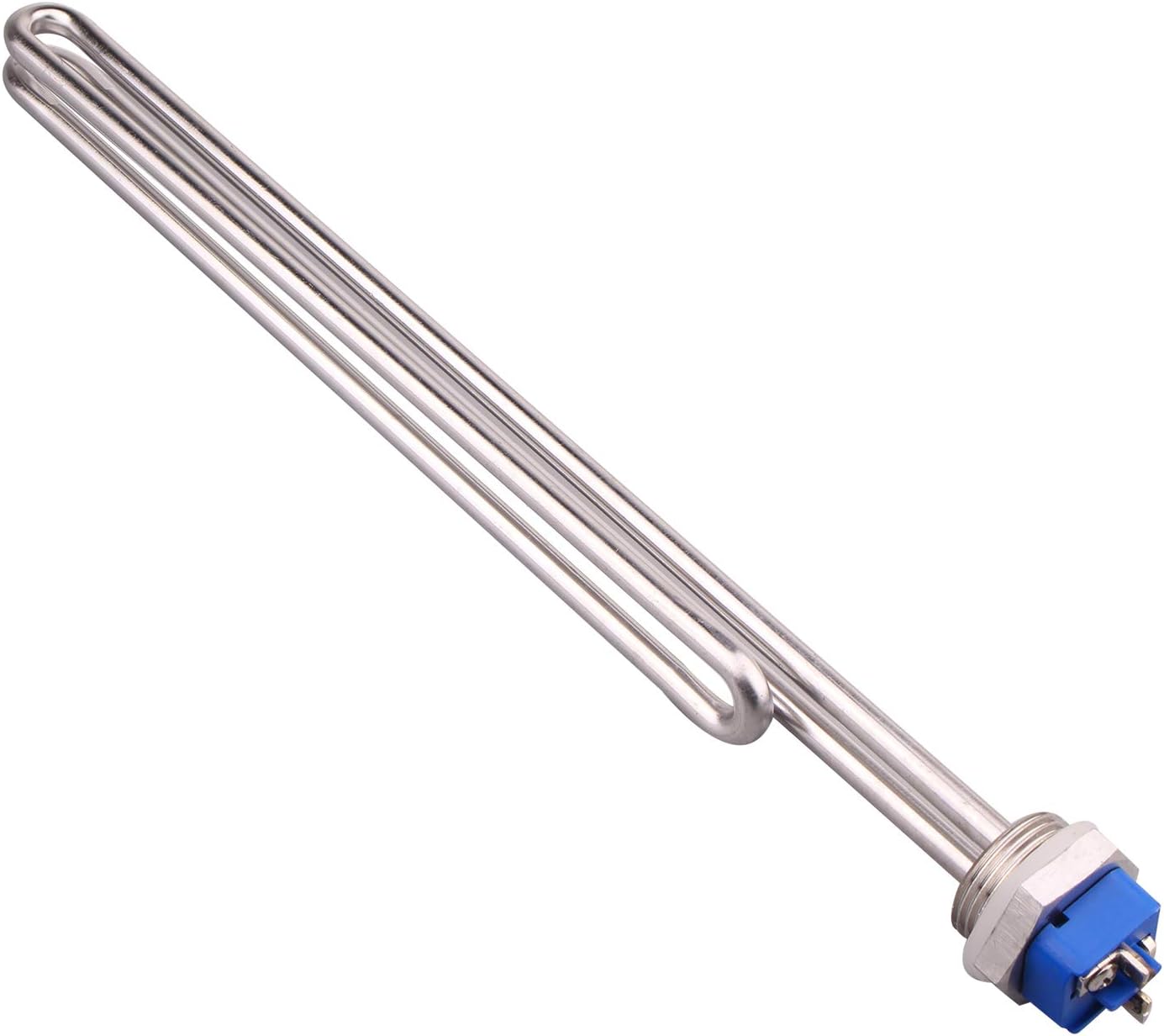 240V 5500W Heating Element Foldback Stainless Steel with 1 Inch BSP (DN25) Thread Silicone O Ring Provided
