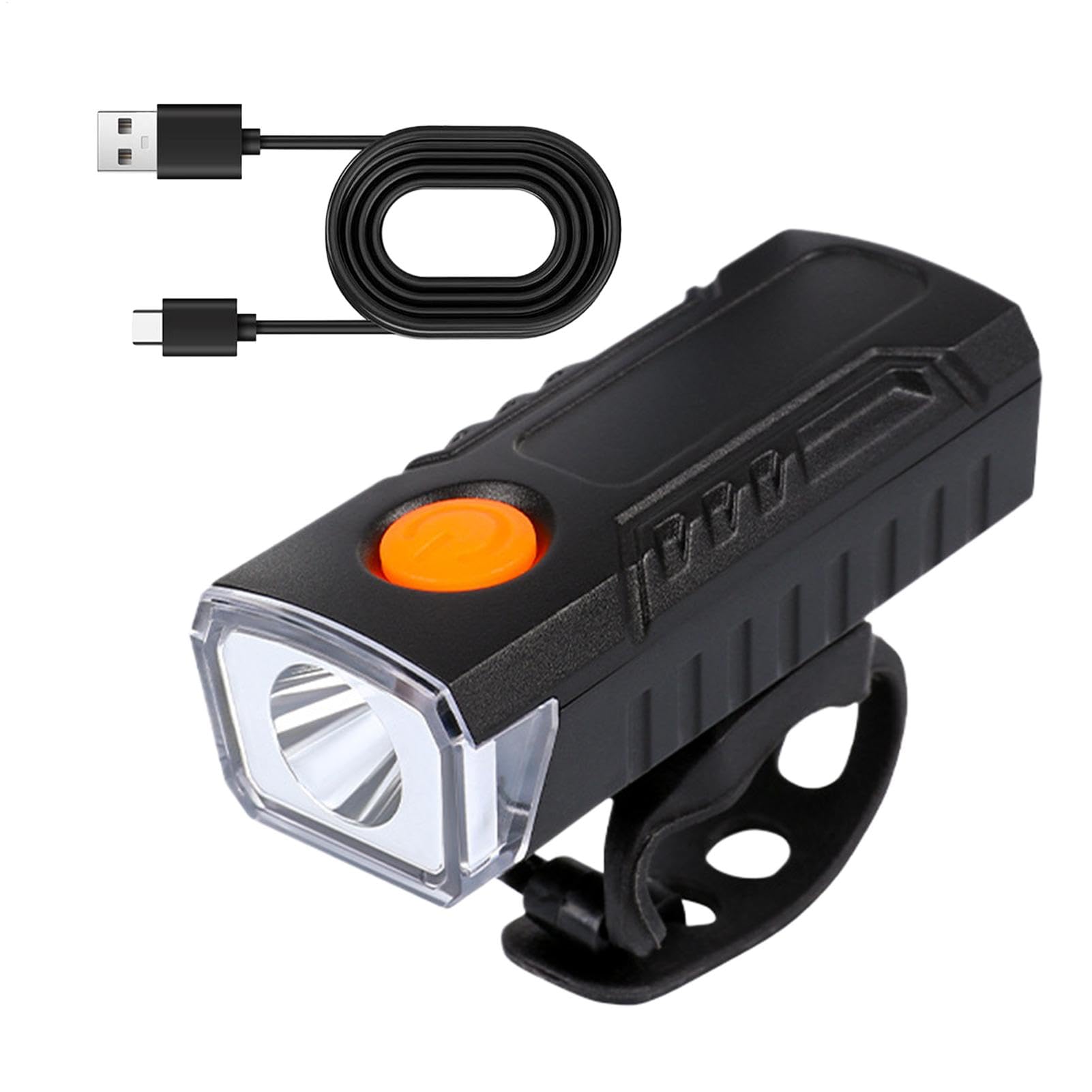 Luce da bici luminosa per la guida notturna Faro Anteriore Luminoso per | Bici Batteria Ricaricabile Integrata, Modalità Mul