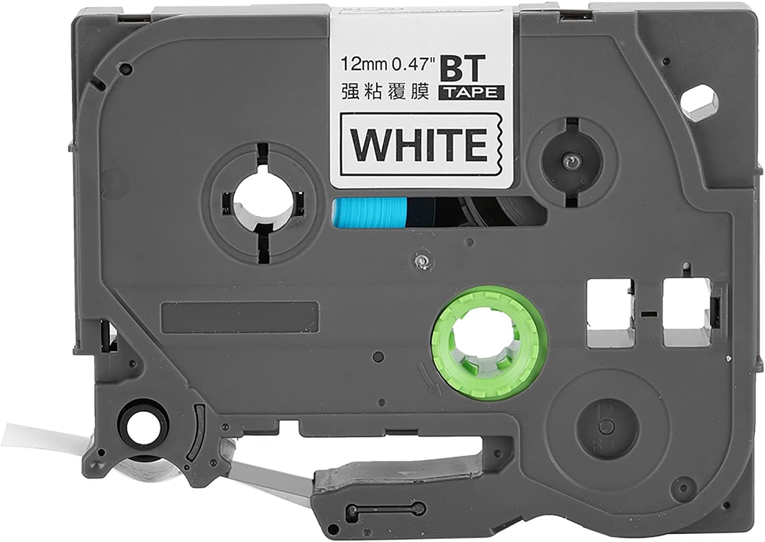 Compatible TZe231 PTouch Black On White Laminated Label Tape 12mm Fast Printing Clear Durable Water Oil Proof Strong Adhesive PVC Tube Sticker