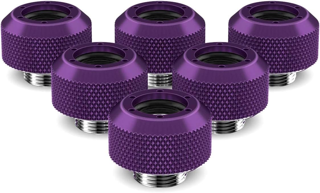 1/2in. Rigid RevolverSX Series Fitting - 6 pack - Candy Purple
