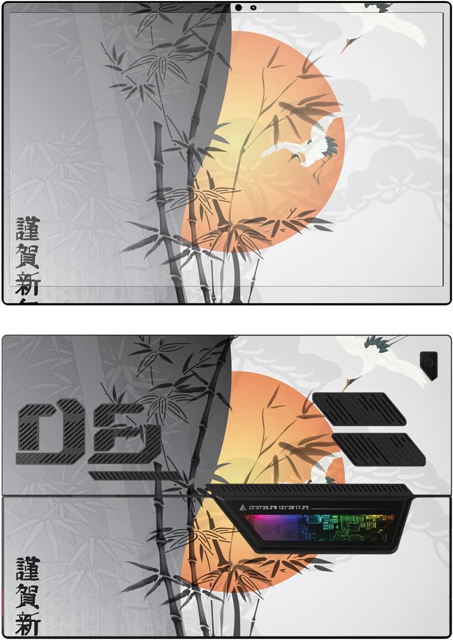 Decalrus - Protective Decal Sticker for The Asus ROG Flow Z13 GZ301 (13.4" Screen) case Cover wrap ASrogFlowZ13_GZ301-135